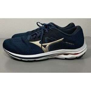 Mizuno Wave‎ Inspire 17 Men Running Shoes Blue Sz 16 Running Workout Gym Workout